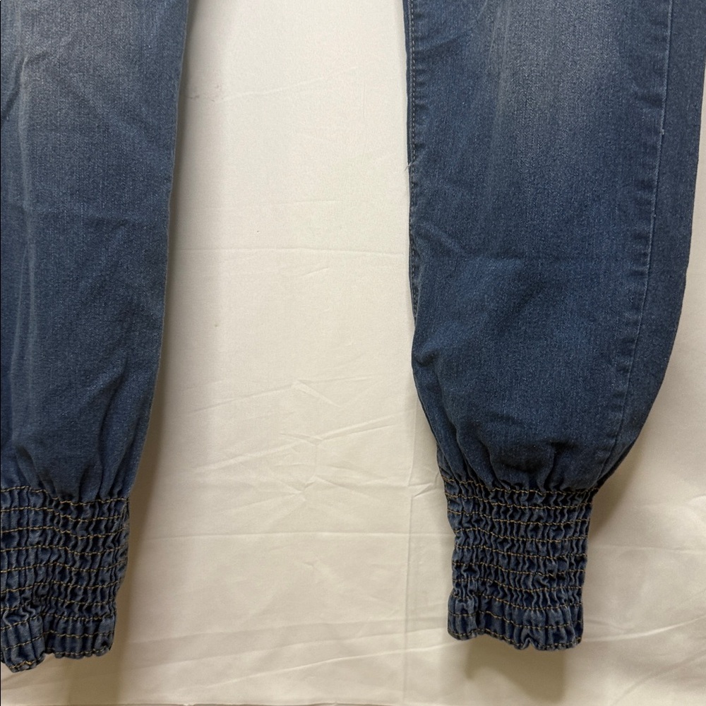 Vintage Apple Bottoms jeans accent pockets cinched ankle jogger jeans sz 16 - Picture 4 of 8